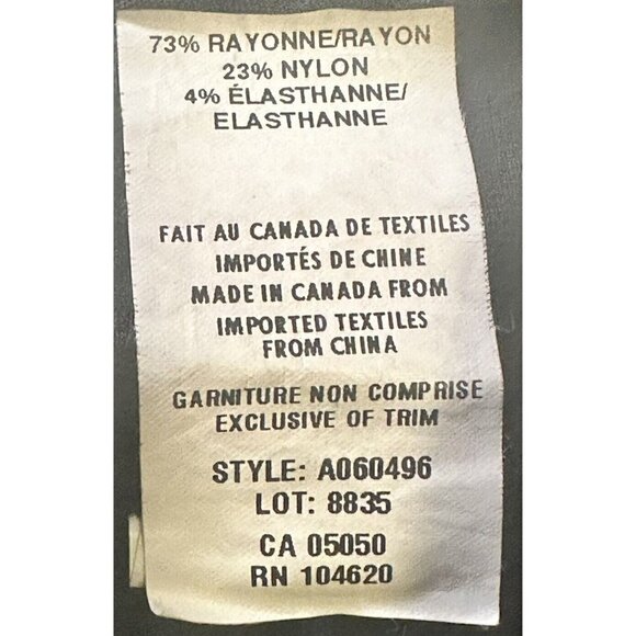 Jacob Canada Womans Pencil Mini Skirt Casual Office Stretch Short Black Size M - Picture 5 of 6